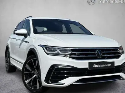 Used VW Tiguan R-line 150 HP (110 kW) 2021 White SUV