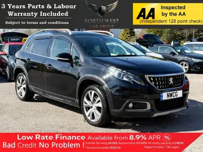 Usado Peugeot 2008 Allure 130 HP (95 kW) 2019 Preto SUV