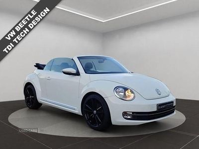 White Used 2013 VW Beetle Design Cabriolet | £9,495 (Fair price)