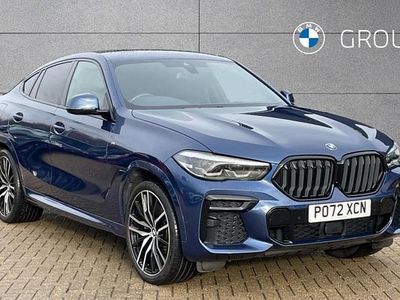 Blue Used 2022 BMW X6 M Sport SUV | £43,990 (Fair price)