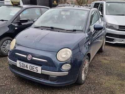 Used Fiat 500 Lounge 69 HP (50 kW) 2014 Blue Hatchback