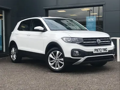 Used VW T-Cross SE 95 HP (69 kW) 2022 White SUV