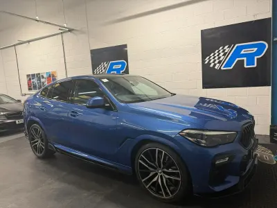 Begagnad BMW X6 M Sport 340 HK (250 kW) 2019 Blå SUV