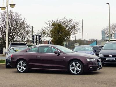 used Audi A5 2.0 TDI 177 S Line 2dr Multitronic + SAT NAV / LEATHER / DAB / BLUETOOTH + Coupe