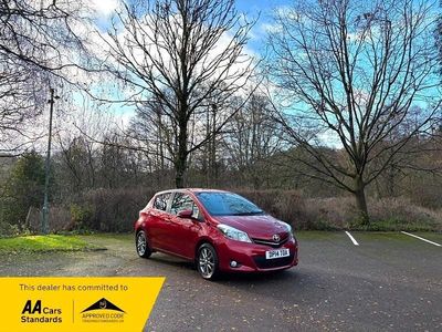 Red Used 2014 Toyota Yaris Hatchback | £5,495 (Fair price)