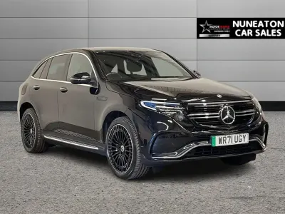 Used Mercedes EQC400 AMG line 300 kW (408 HP) 2022 Black SUV