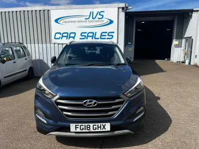 Usado Hyundai Tucson SE 177 CV (130 kW) 2018 Azul SUV