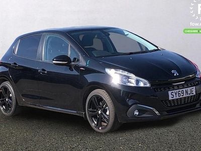 Used Peugeot 208 GT-line 109 HP (80 kW) 2019 Black Hatchback
