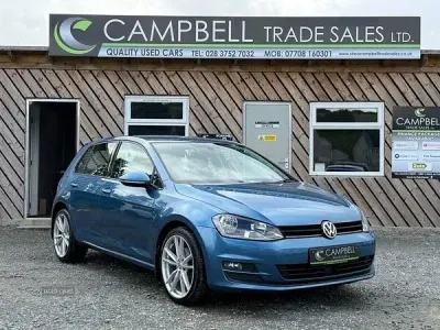 Used VW Golf VII Edition 110 HP (80 kW) 2016 Blue Hatchback
