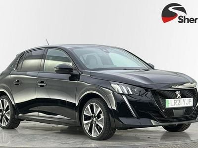 Used Peugeot e-208 Premium 100 kW (136 HP) 2021 Black Hatchback