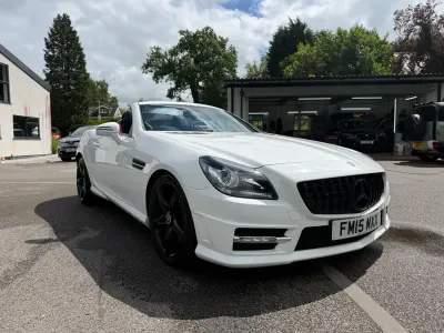 Used Mercedes SLK250 AMG 2015 White Cabriolet