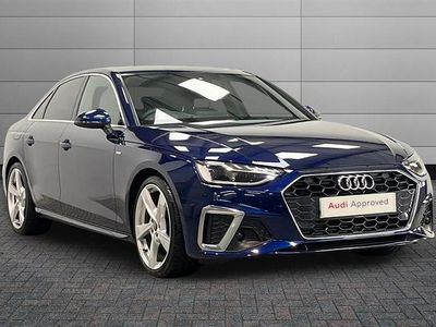 Navarra blue Used 2022 Audi A4 S-Line Sedan | £21,750 (Fair price)