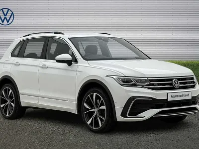 Used VW Tiguan R-line 245 HP (180 kW) 2022 White SUV
