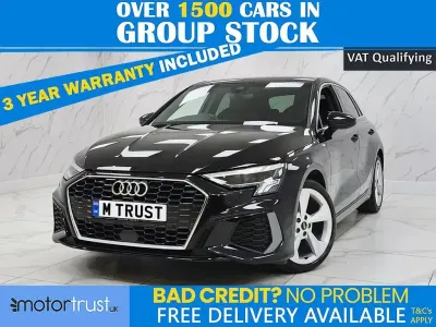 Used Audi A3 Sportback S-Line 150 HP (110 kW) 2022 Black Hatchback