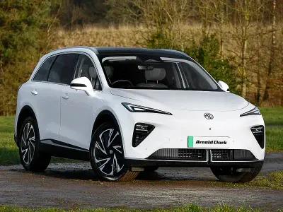 New MG MGS6 EV Trophy 265 kW (361 HP) 2025 White SUV