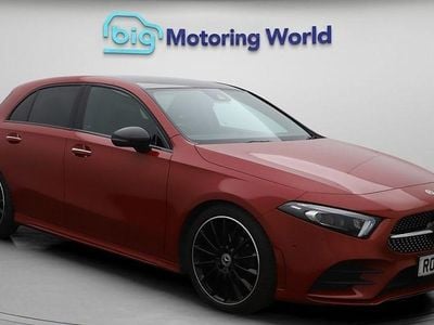 Used Mercedes A180 AMG line 136 HP (100 kW) 2022 Red Hatchback