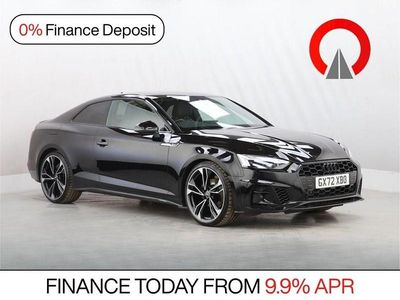 Used Audi A5 Black Edition 163 HP (119 kW) 2022 Black Coupe