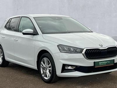 Moon white metallic Used 2024 Skoda Fabia SE L Hatchback | £16,690 (Fair price)