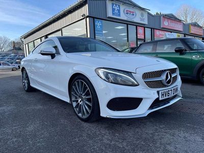 White Used 2017 Mercedes C250 AMG Line Premium Plus Coupe | £19,670 (Expensive)
