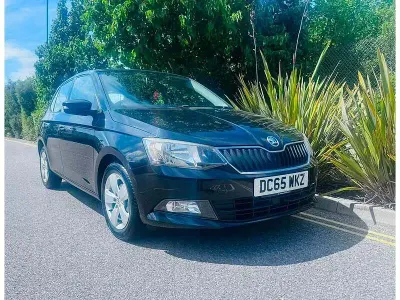 Used Skoda Fabia SE 90 HP (66 kW) 2016 Black Hatchback