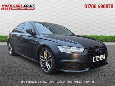 Used Audi A6 Black Edition 190 HP (139 kW) 2017 Blue Sedan