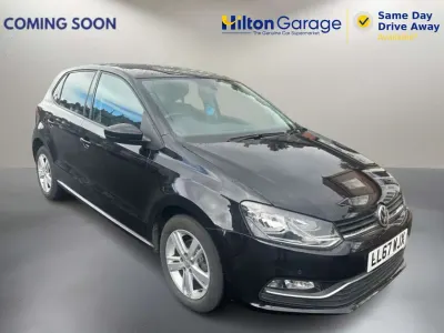Used VW Polo Edition 90 HP (66 kW) 2017 Black Hatchback