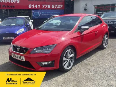 Used Seat Leon FR Sport 125 HP (91 kW) 2014 Red Coupe