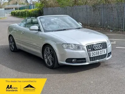 Used Audi A4 Cabriolet S-Line 2008 Silver Cabriolet