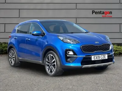Used Kia Sportage 174 HP (127 kW) 2019 Blue SUV