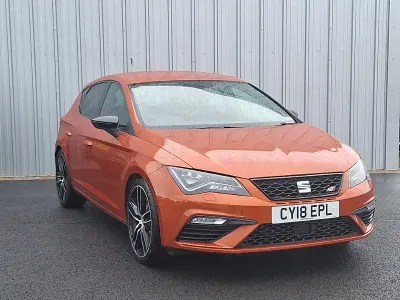 Used Seat Leon CUPRA 300 HP (220 kW) 2018 Orange Hatchback