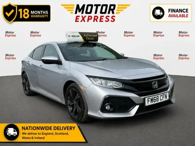 Used Honda Civic SR 126 HP (92 kW) 2019 Silver Hatchback