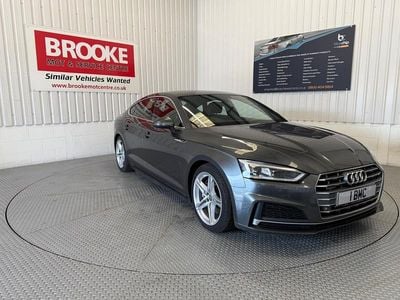 Used Audi A5 Sportback S-Line 252 HP (185 kW) 2018 Grey Hatchback