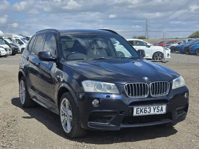 Used BMW X3 M Sport 184 HP (135 kW) 2013 Black SUV