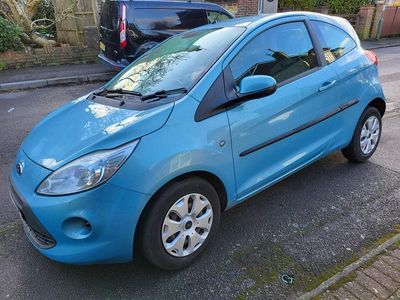 Used Ford Ka S 69 HP (50 kW) 2012 Blue Hatchback