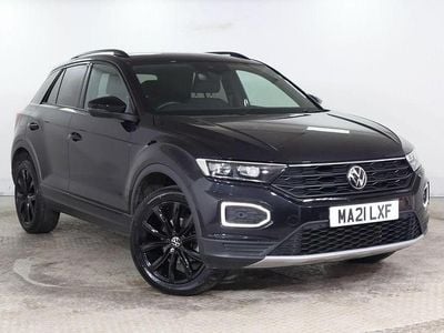 Used VW T-Roc Black Edition 150 HP (110 kW) 2021 Black SUV