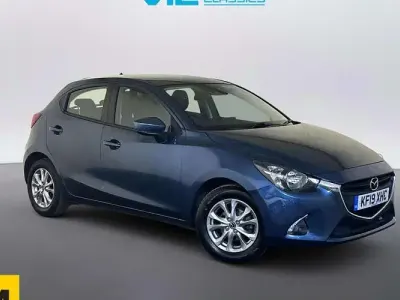 Used Mazda 2 90 HP (66 kW) 2019 Blue Hatchback
