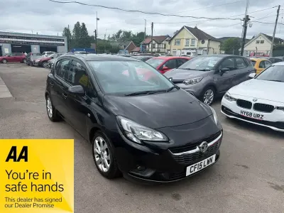 Usado Vauxhall Corsa Excite 2015 Preto Citadino
