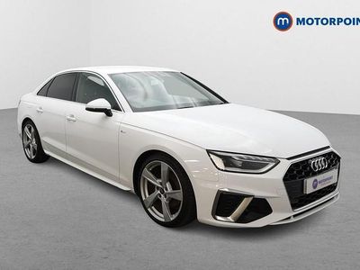 Used Audi A4 S-Line 2022 White Sedan