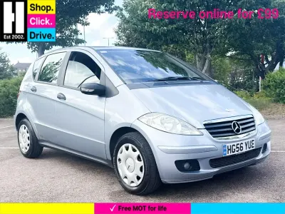 Used Mercedes A150 Classic 95 HP (69 kW) 2007 Blue Hatchback