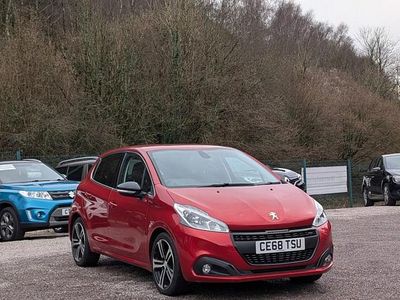 Used Peugeot 208 GT-line 110 HP (80 kW) 2018 Red Hatchback