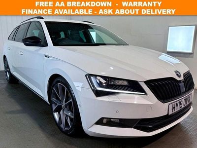 White Used 2019 Skoda Superb SportLine Estate | £19,995 (A bit pricey)