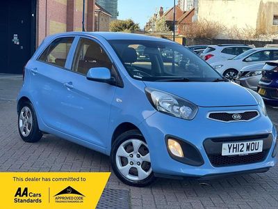 Used Kia Picanto 68 HP (50 kW) 2012 Blue Hatchback