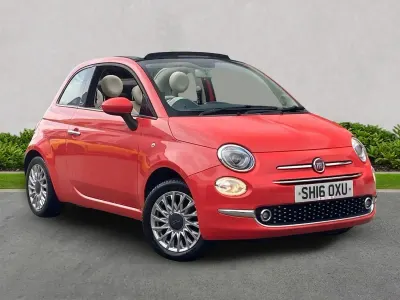 Begagnad Fiat 500 Lounge 69 HK (50 kW) 2016 Rosa Cab