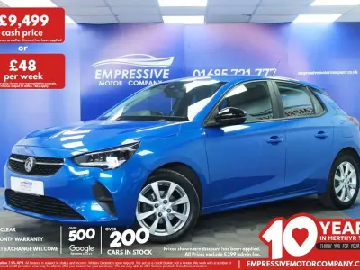 Used Vauxhall Corsa Edition 75 HP (55 kW) 2022 Blue Hatchback