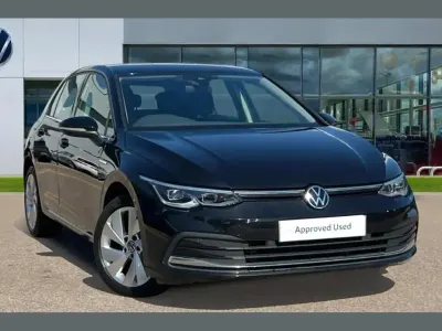Used VW Golf VIII Style 128 HP (94 kW) 2021 Black Hatchback