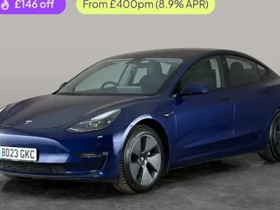 Used Tesla Model 3 Long Range AWD 366 kW (498 HP) 2023 Blue Sedan