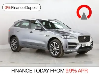 Usado Jaguar F-Pace R-Sport 180 HP (132 kW) 2019 Cinzento SUV