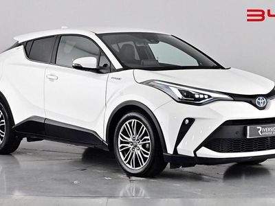 Pure white Used 2021 Toyota C-HR SUV | £19,285 (Fair price)