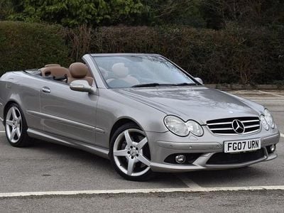 Used Mercedes CLK350 2007 Silver Cabriolet