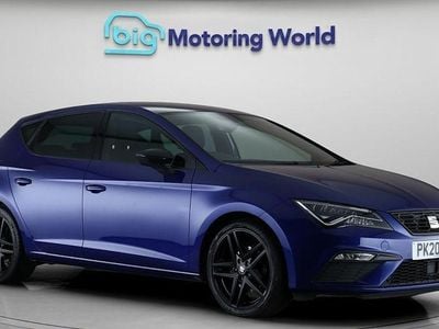 Begagnad Seat Leon Black Edition 150 HK (110 kW) 2020 Blå Halvkombi